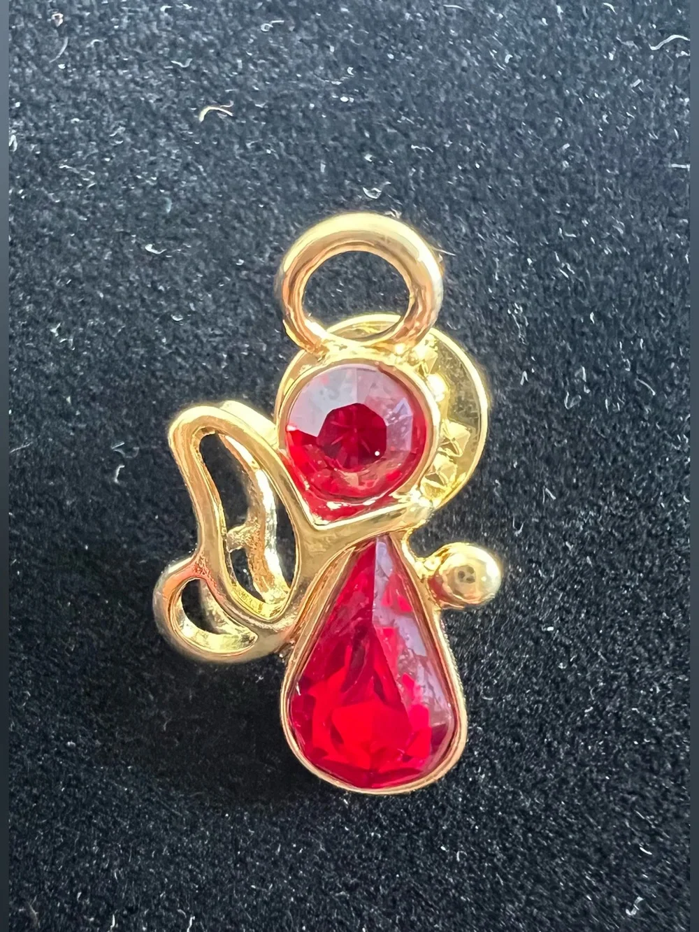 Brand New-Guardian Angel (January-Garnet) Pin